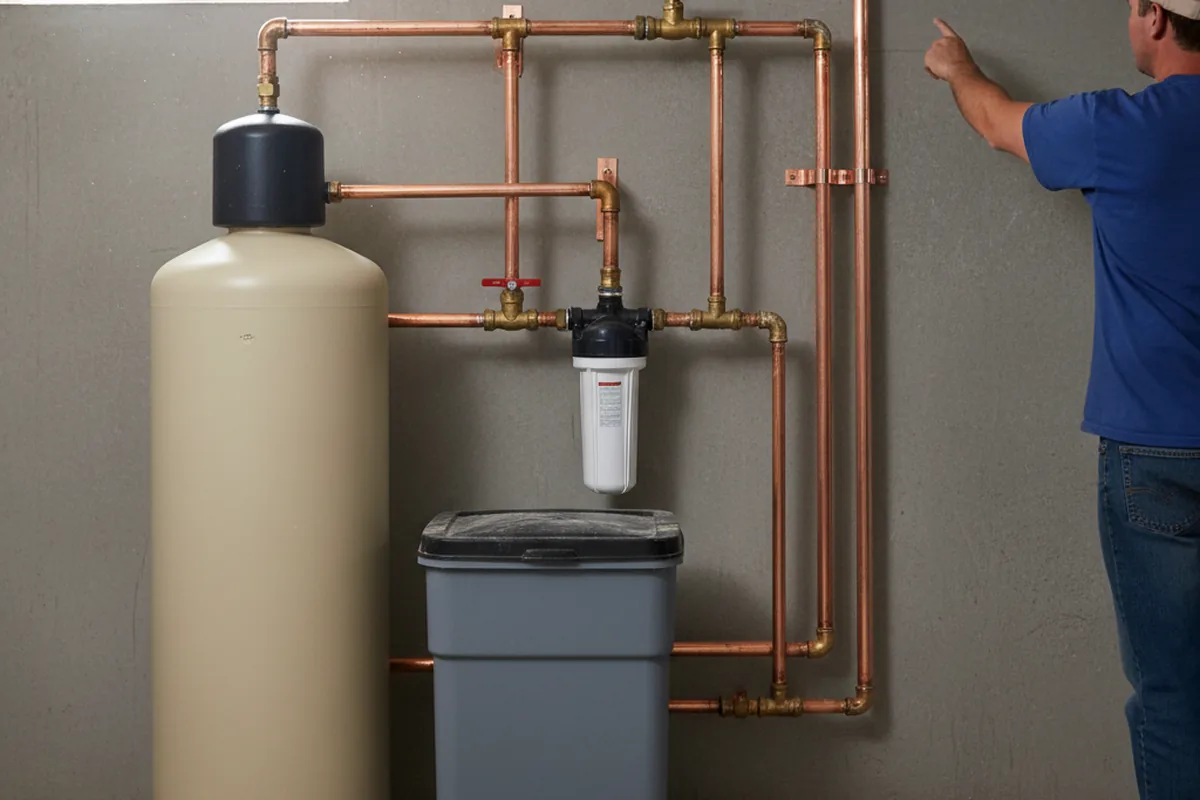 Whole-house water treatment system installed in Mosier